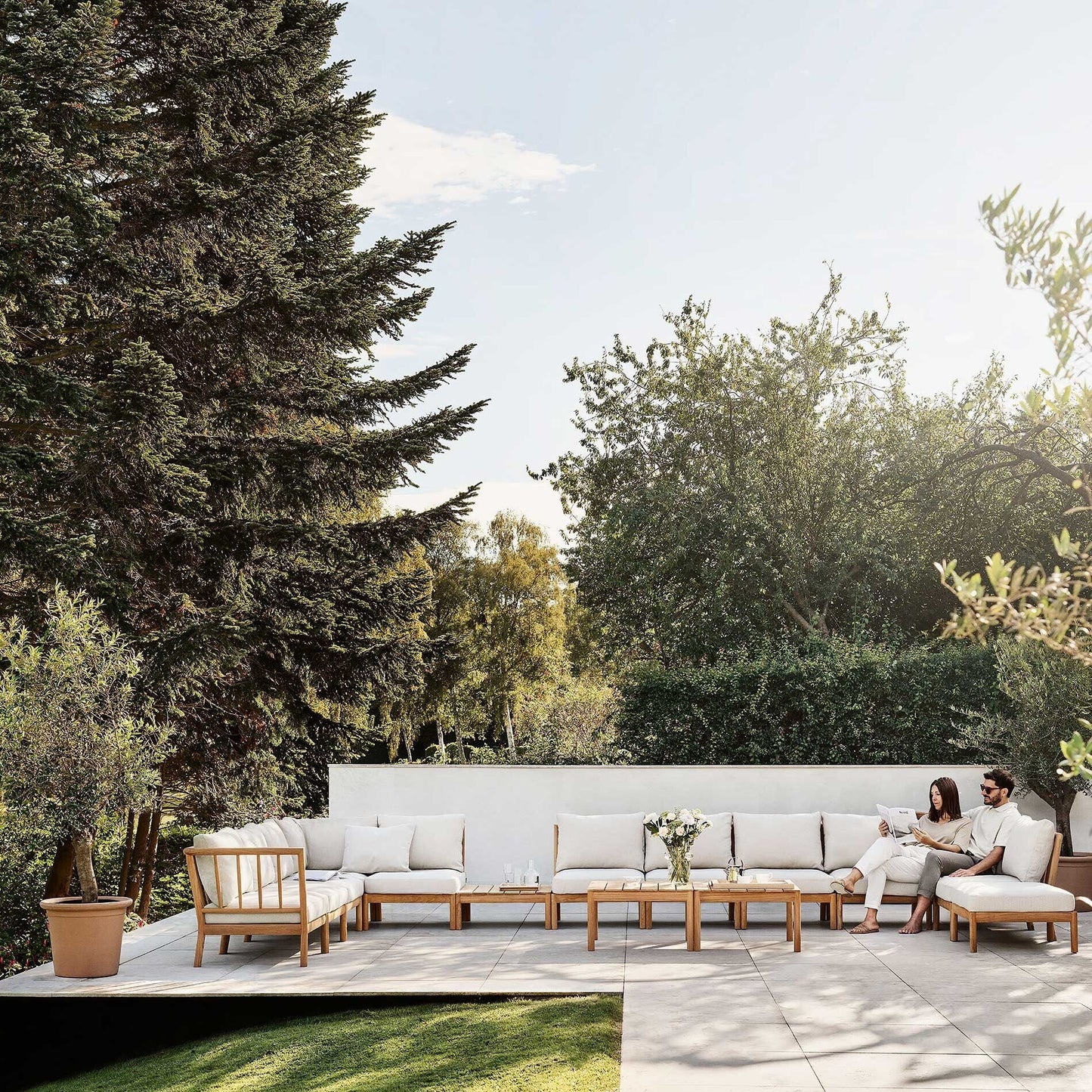 Skagerak Tradition Outdoor Couchtisch H 40cm