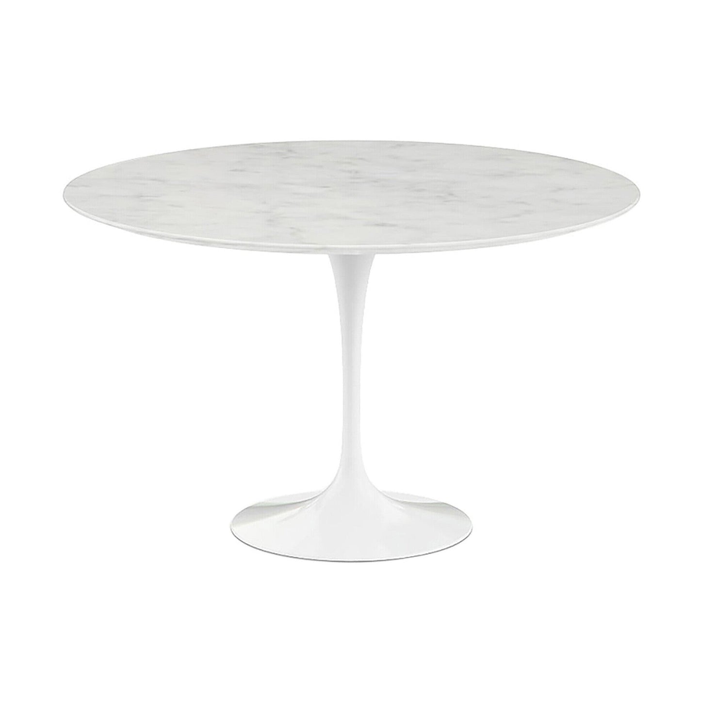 Saarinen Esstisch Ø120cm Marmor Weiß