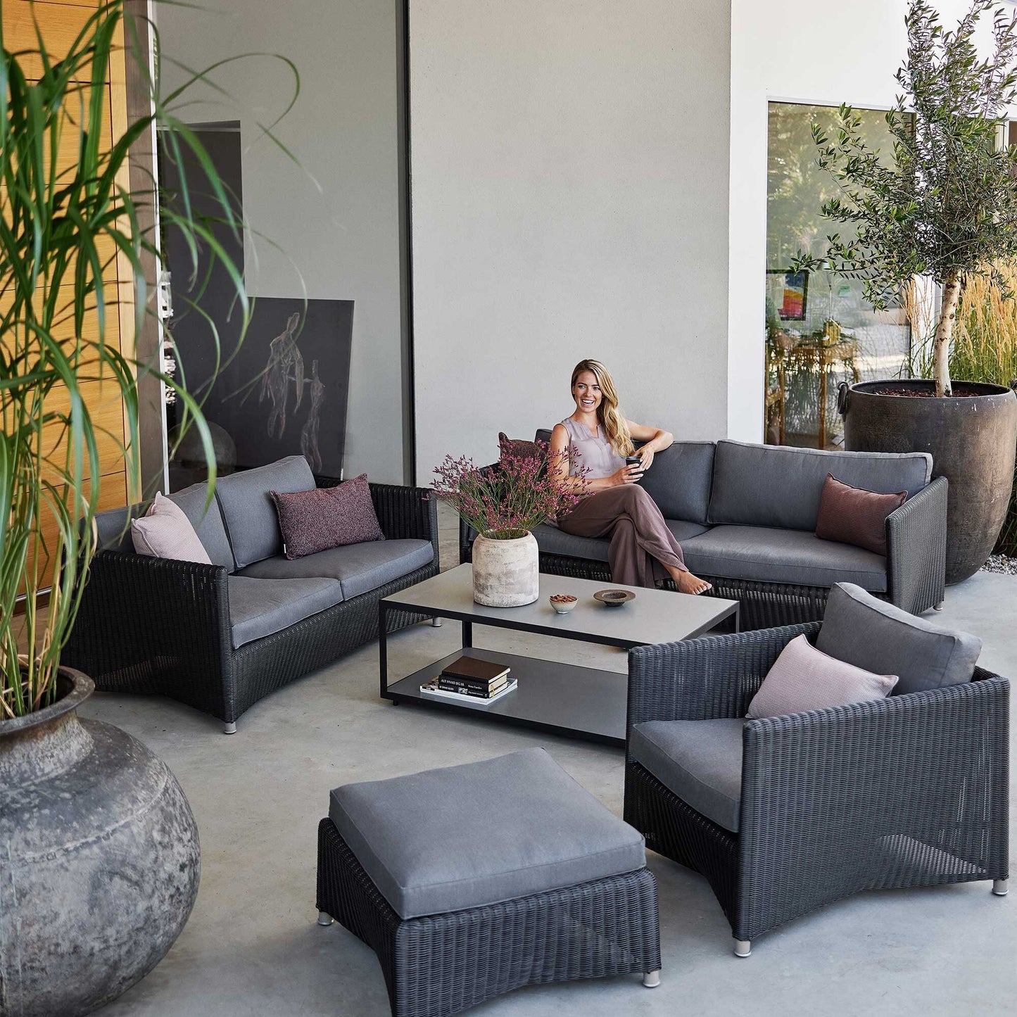 Diamond Gartenhocker