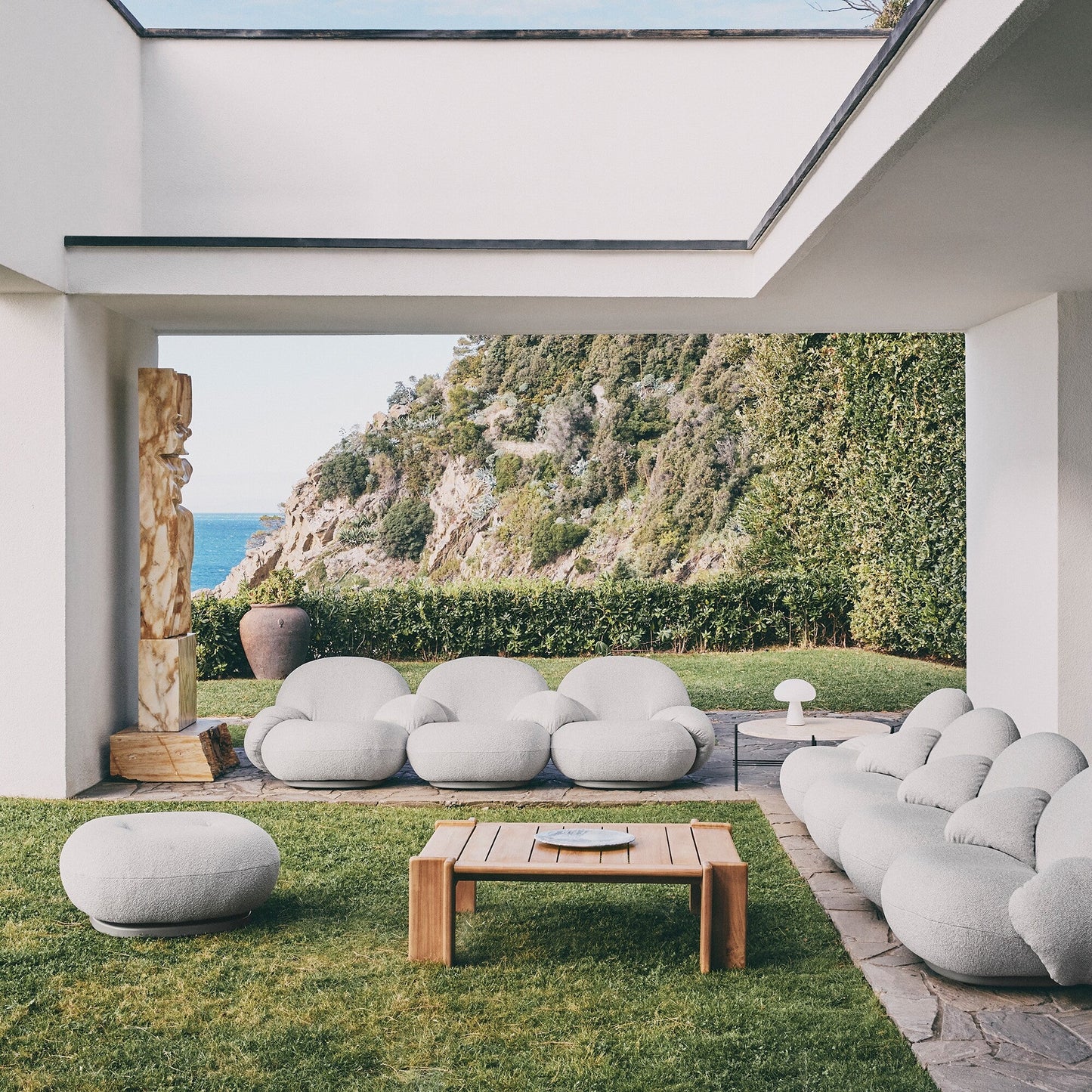 Pacha Outdoor Ottoman drehbar