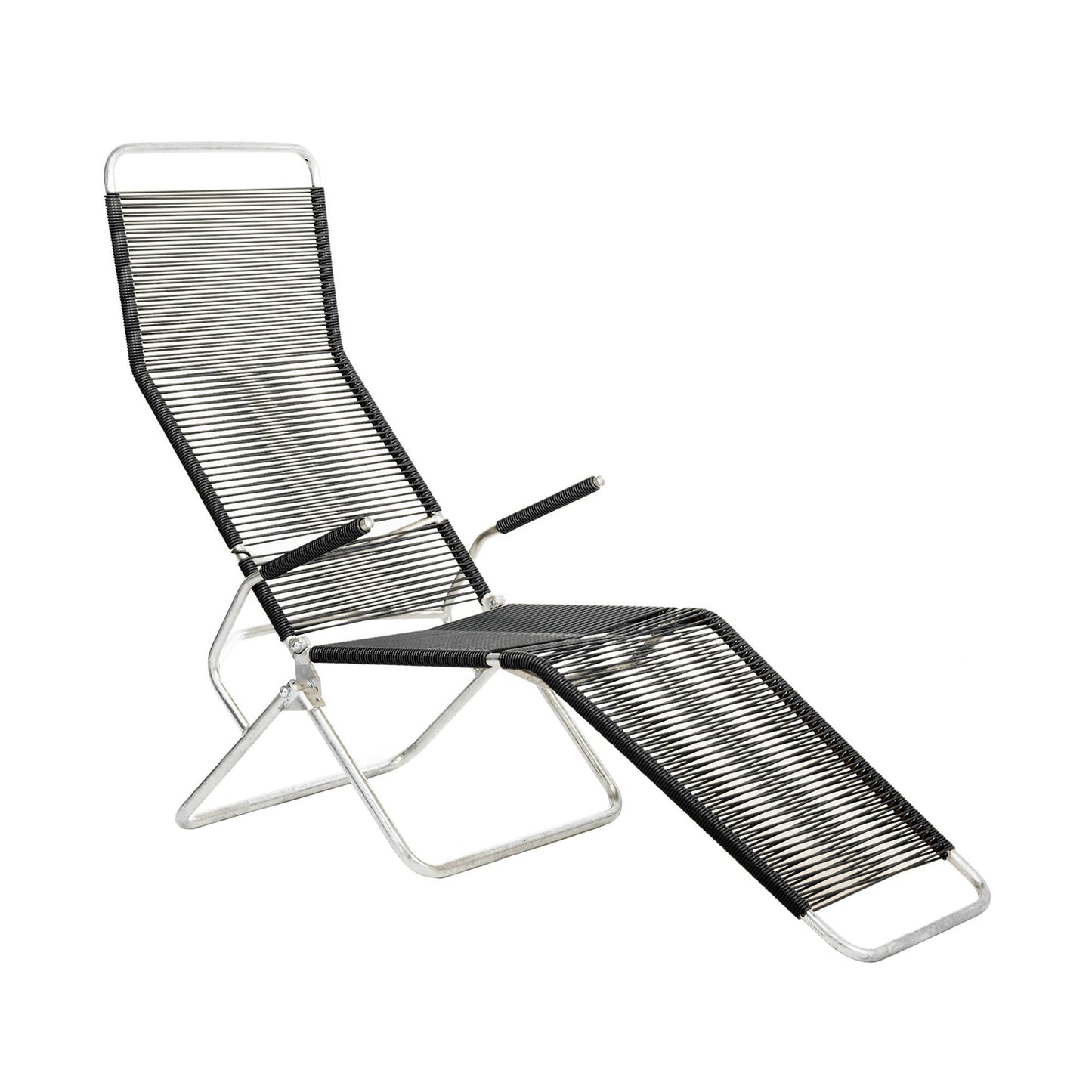 Altorfer Modell 1158 Liegestuhl Schwarz