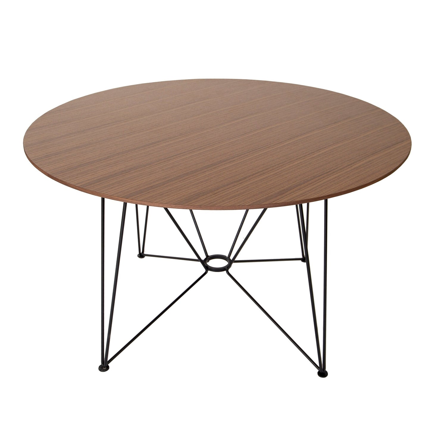 The Ring Table Esstisch Furnier Ø120cm Schwarz