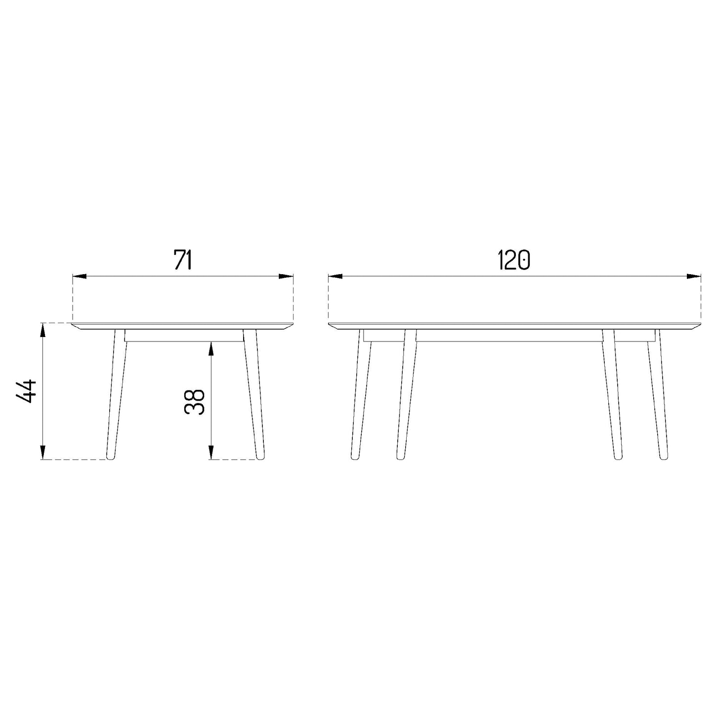 D103 Anholt Couchtisch Natur