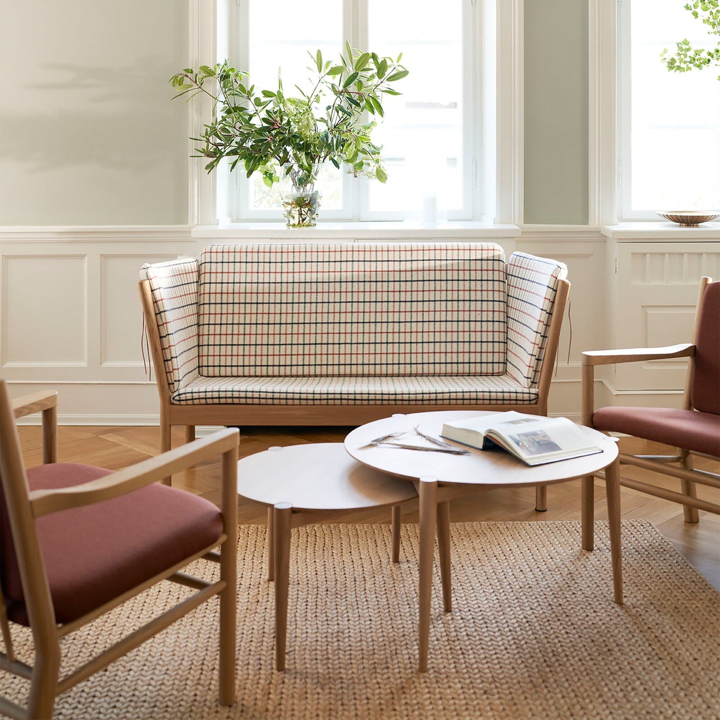 D102 Søs Couchtisch Ø 55cm Schwarz