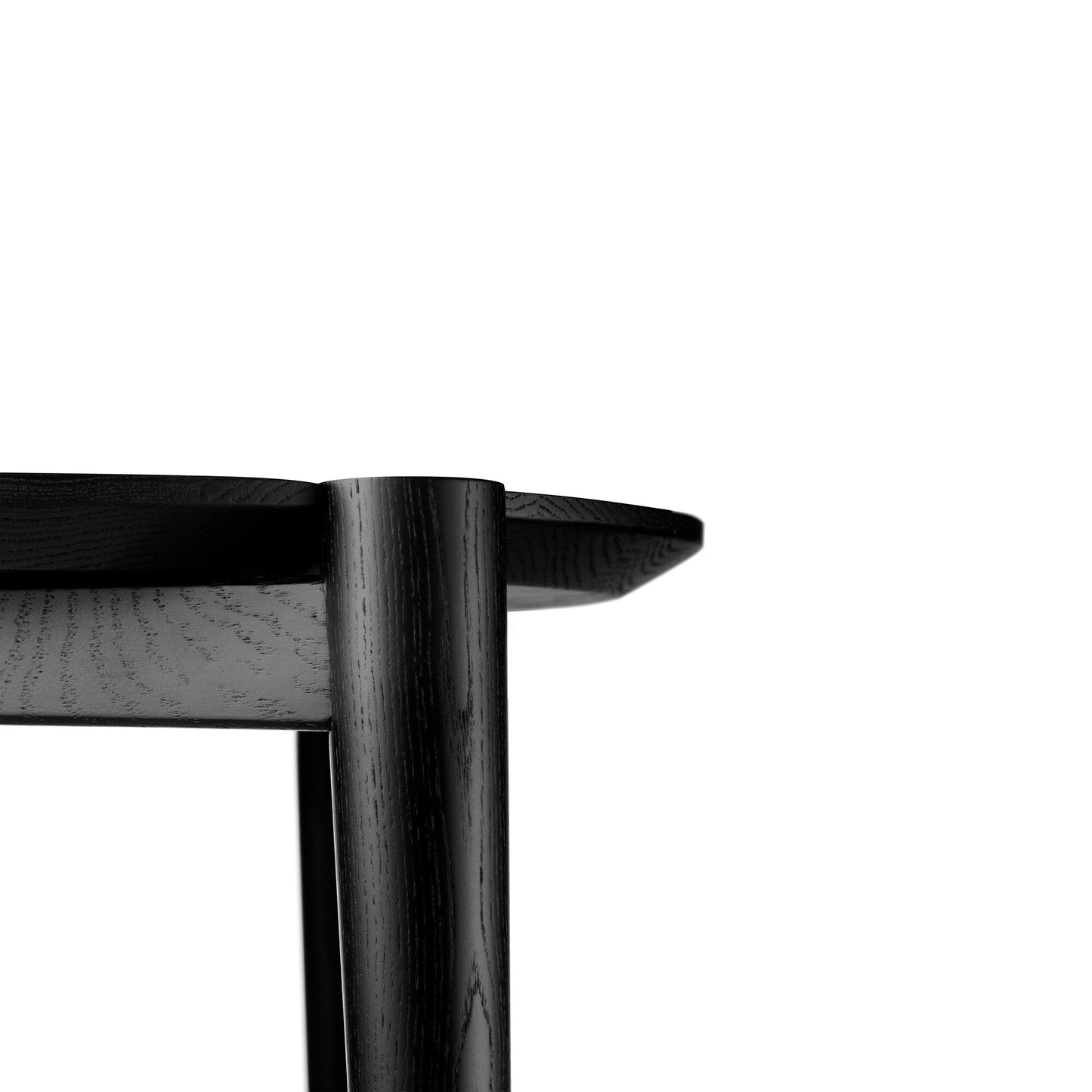 D102 Søs Couchtisch Ø 85cm Schwarz