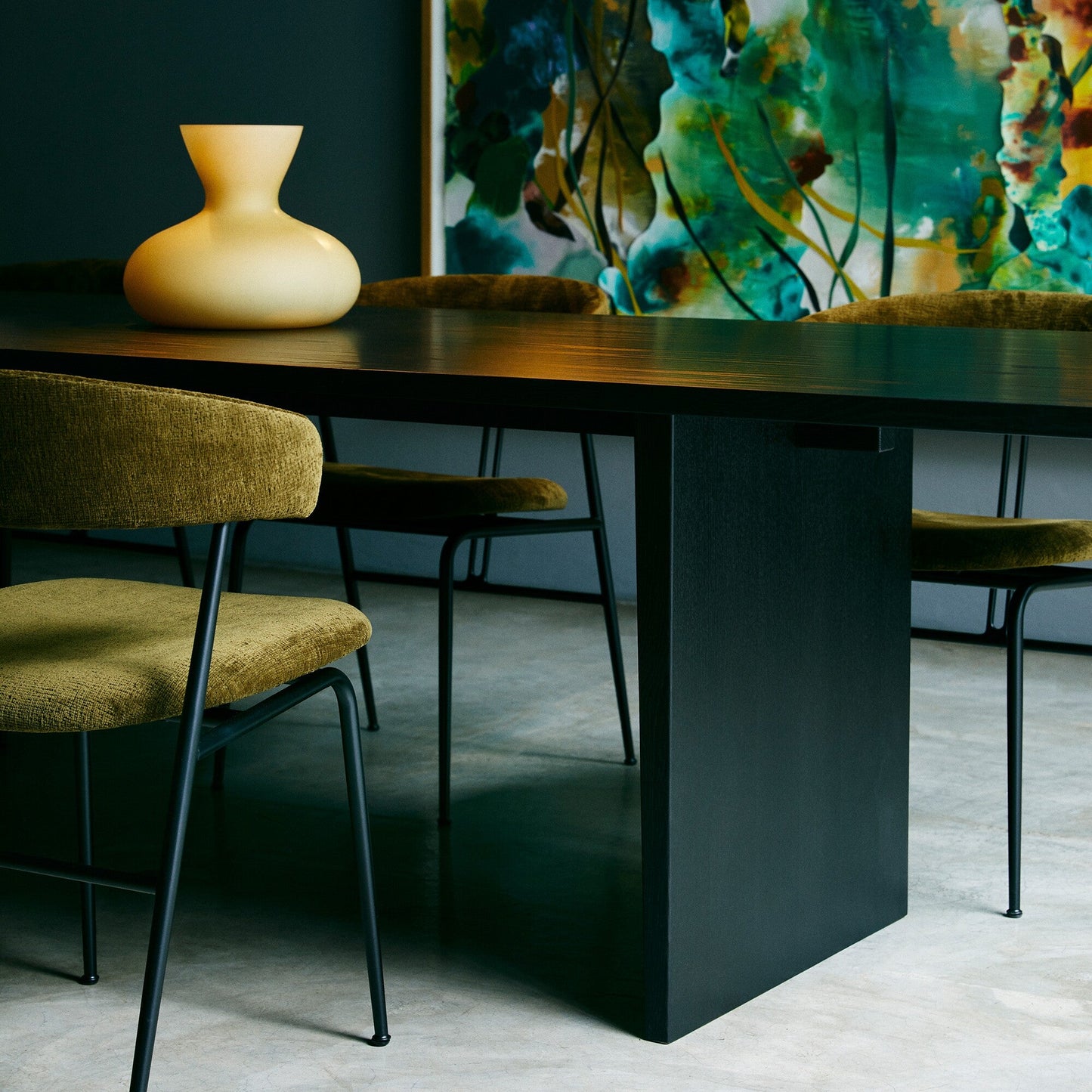 Private Dining Esstisch 100x260cm Schwarz