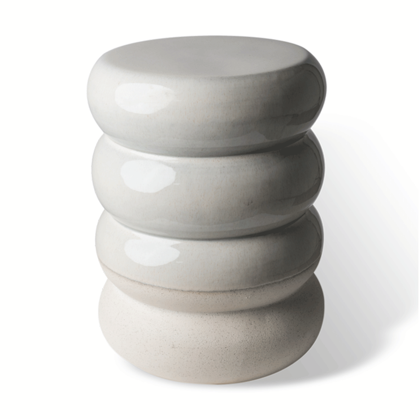 Chubby Hocker Weiß