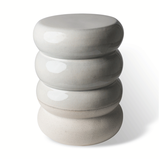 Chubby Hocker Weiß
