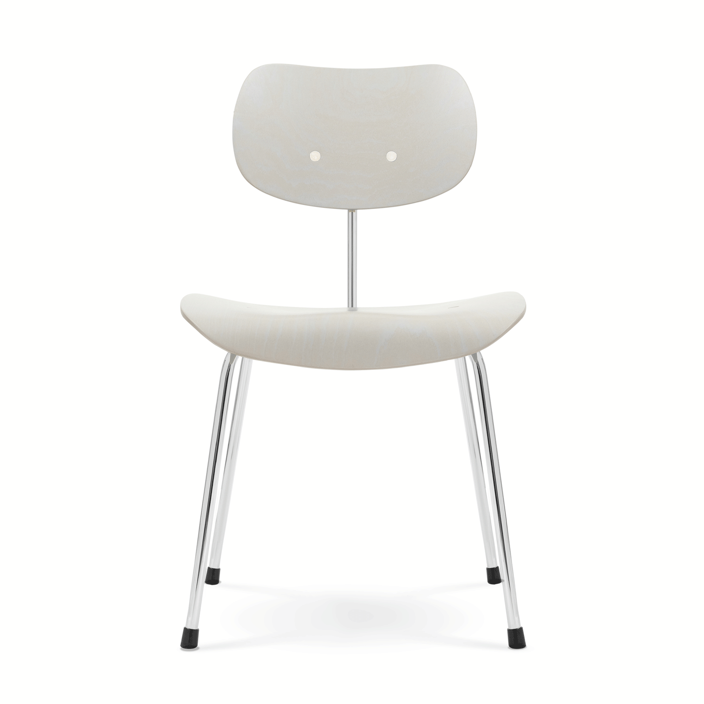 Eiermann Stuhl SE 68 Gestell Chrom Hellgrau