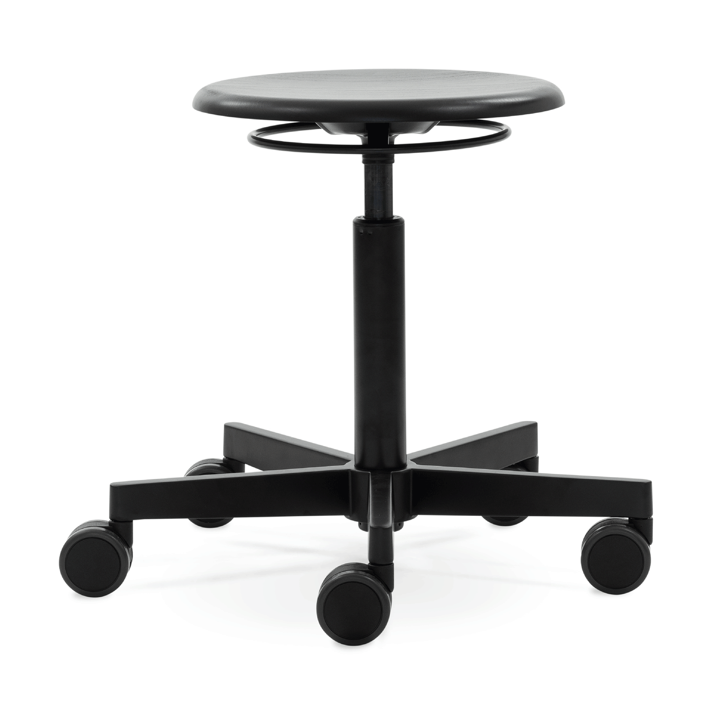 S 193 R 20 Drehhocker Gestell Schwarz Schwarz