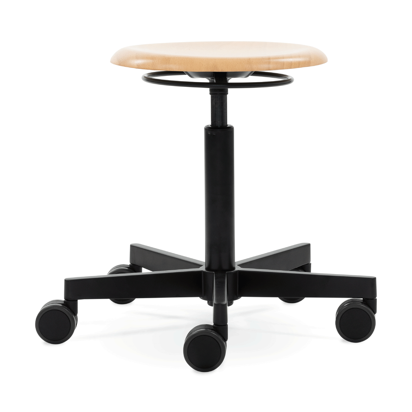 S 193 R 20 Drehhocker Gestell Schwarz Schwarz