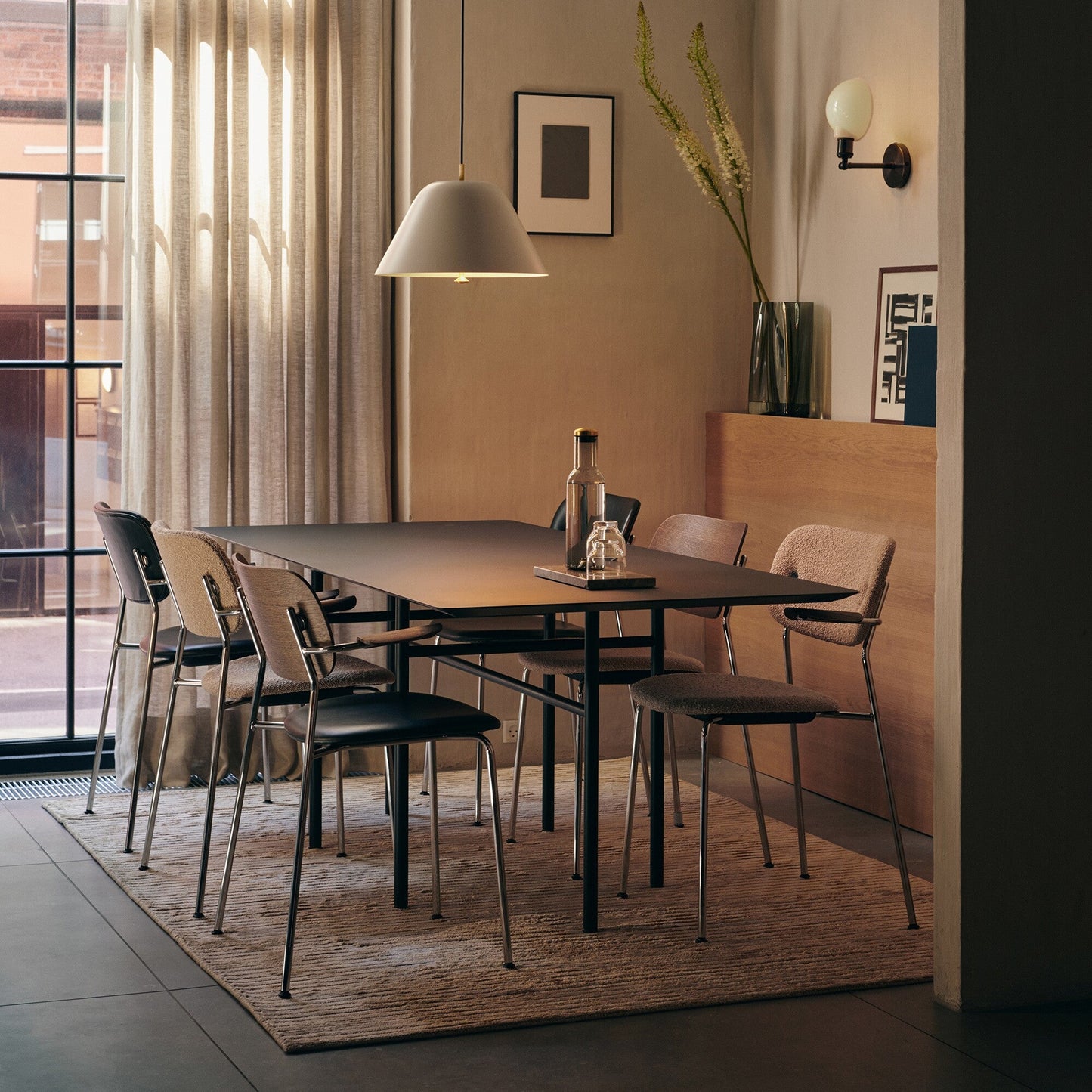 Snaregade Esstisch 200x90cm Schwarz