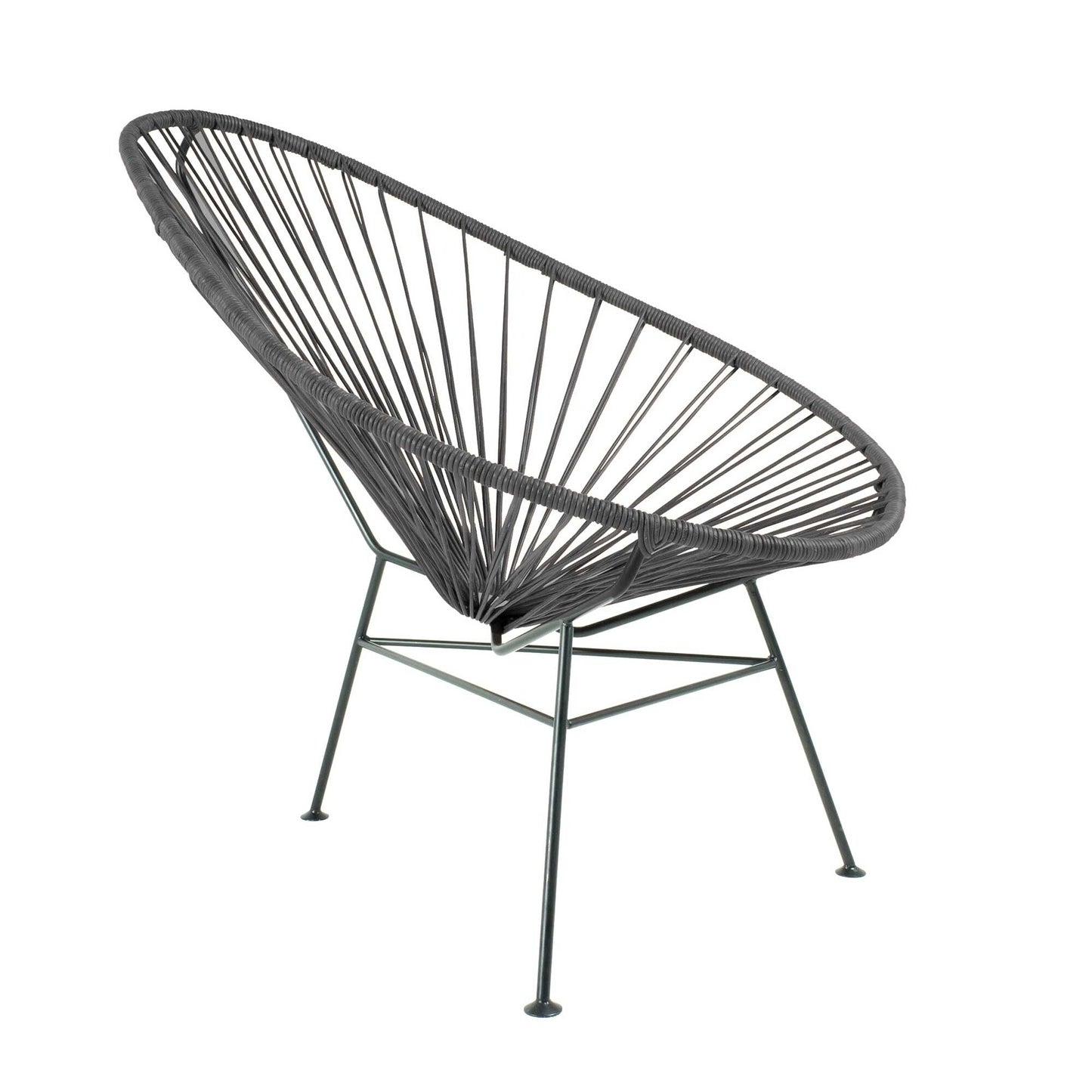 Acapulco Chair Leder Schwarz