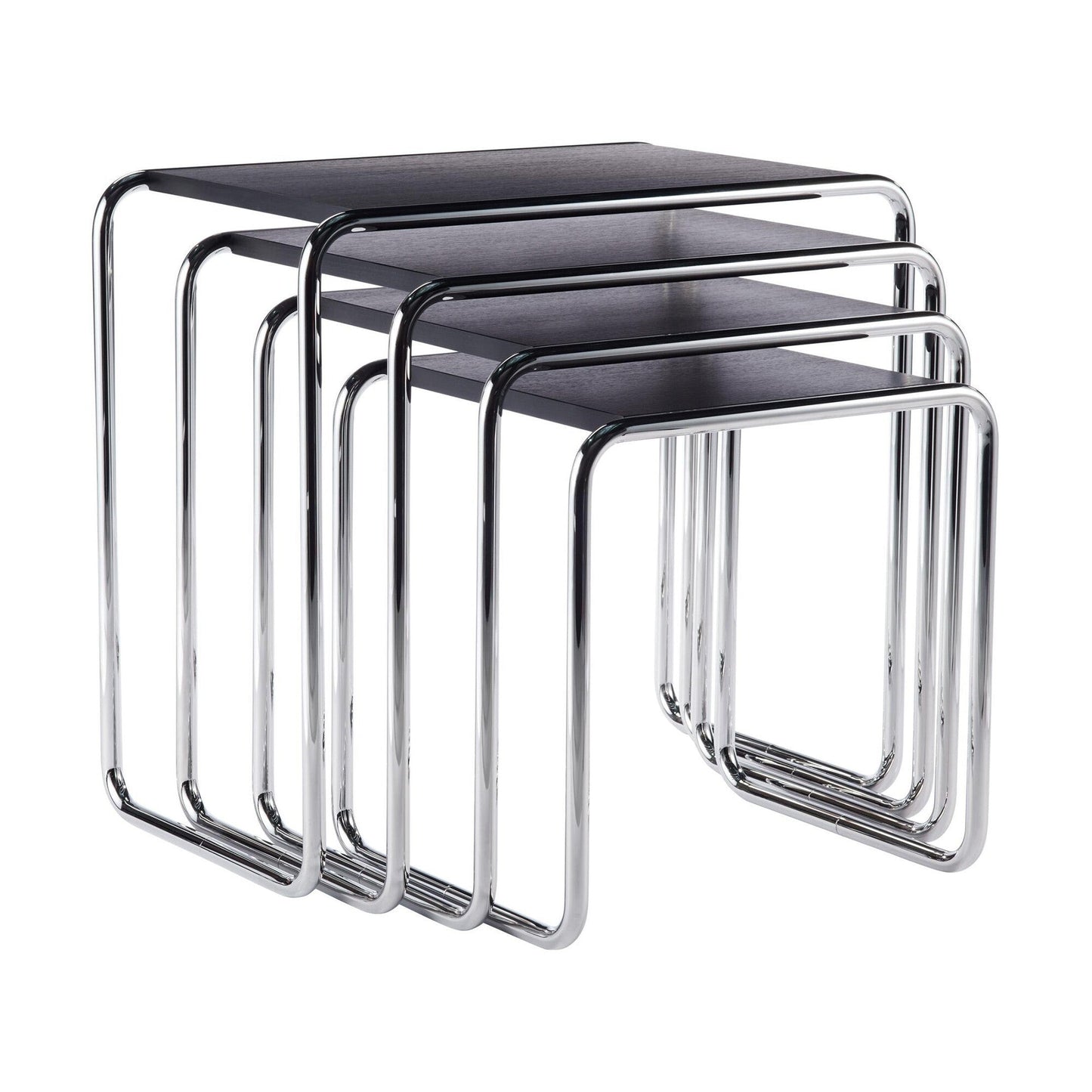 B 9 Beistelltisch 4er Set Buche Schwarz