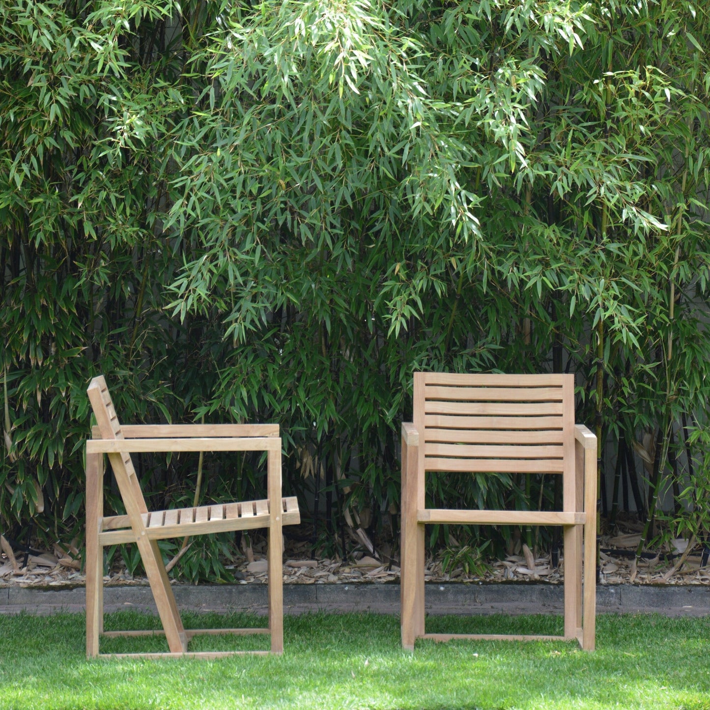 Timber Gartenarmlehnsessel Natur