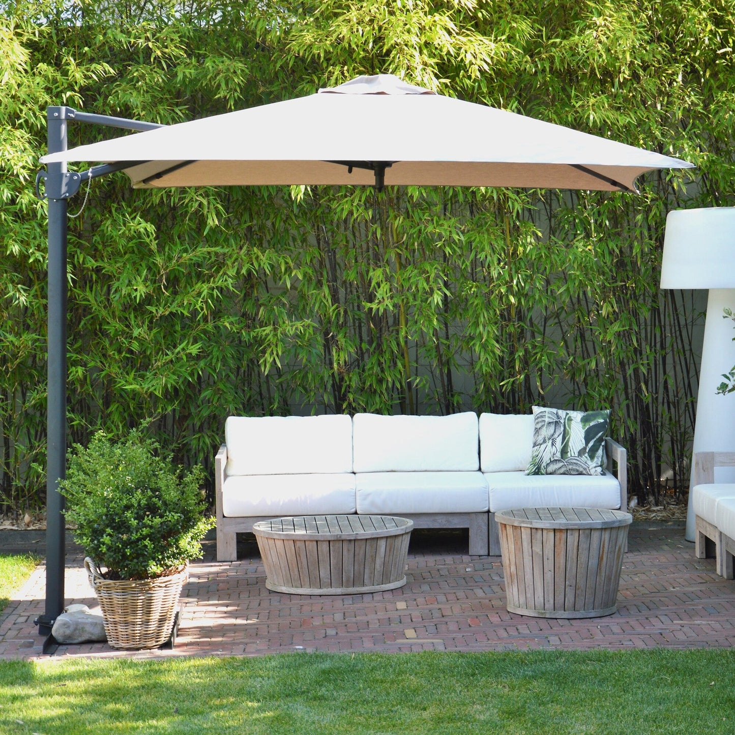 Torino Sonnenschirm Ø 250cm Taupe