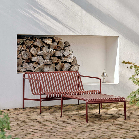 Palissade Gartenbeistelltisch Weiß