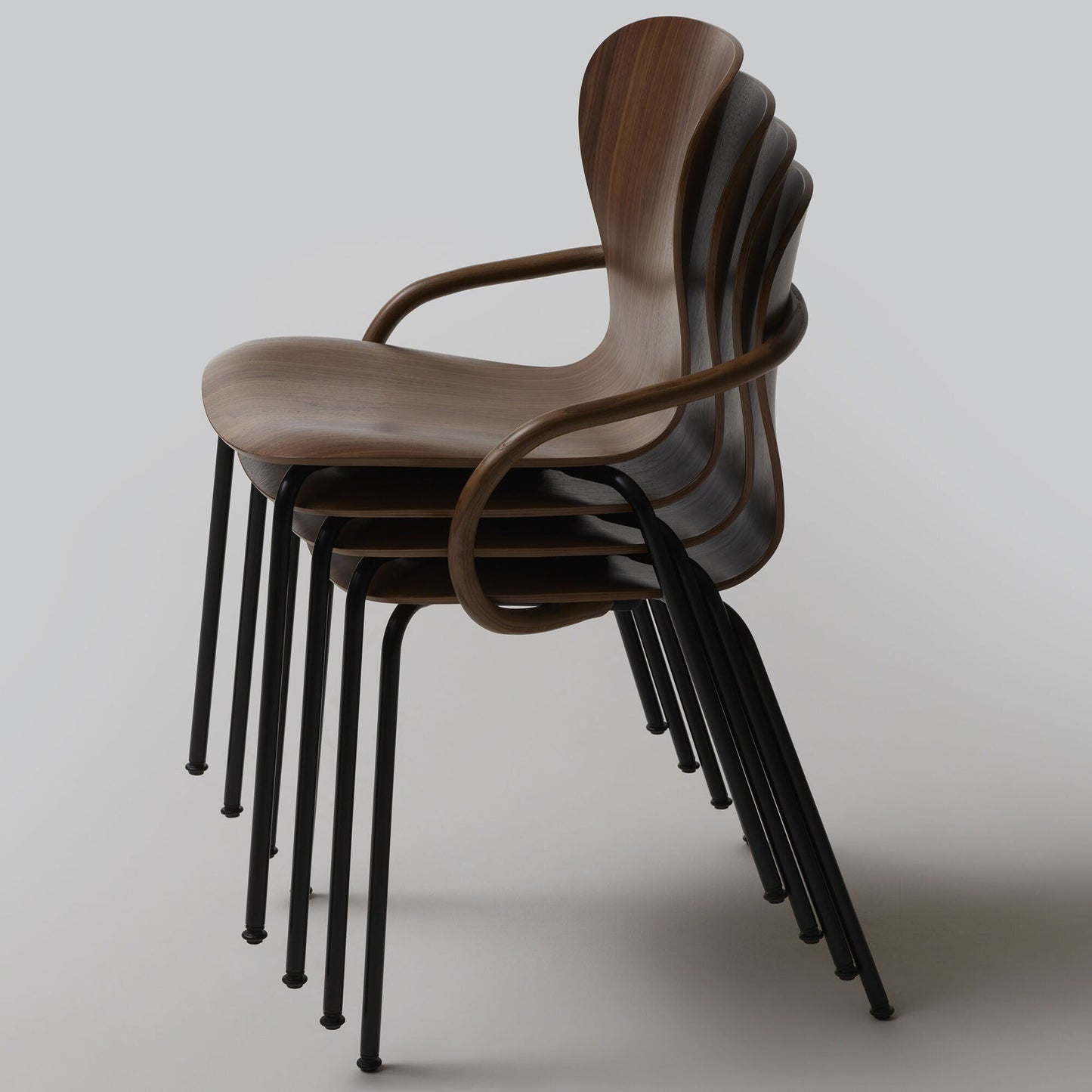 S 220 F Armlehnstuhl Schwarz