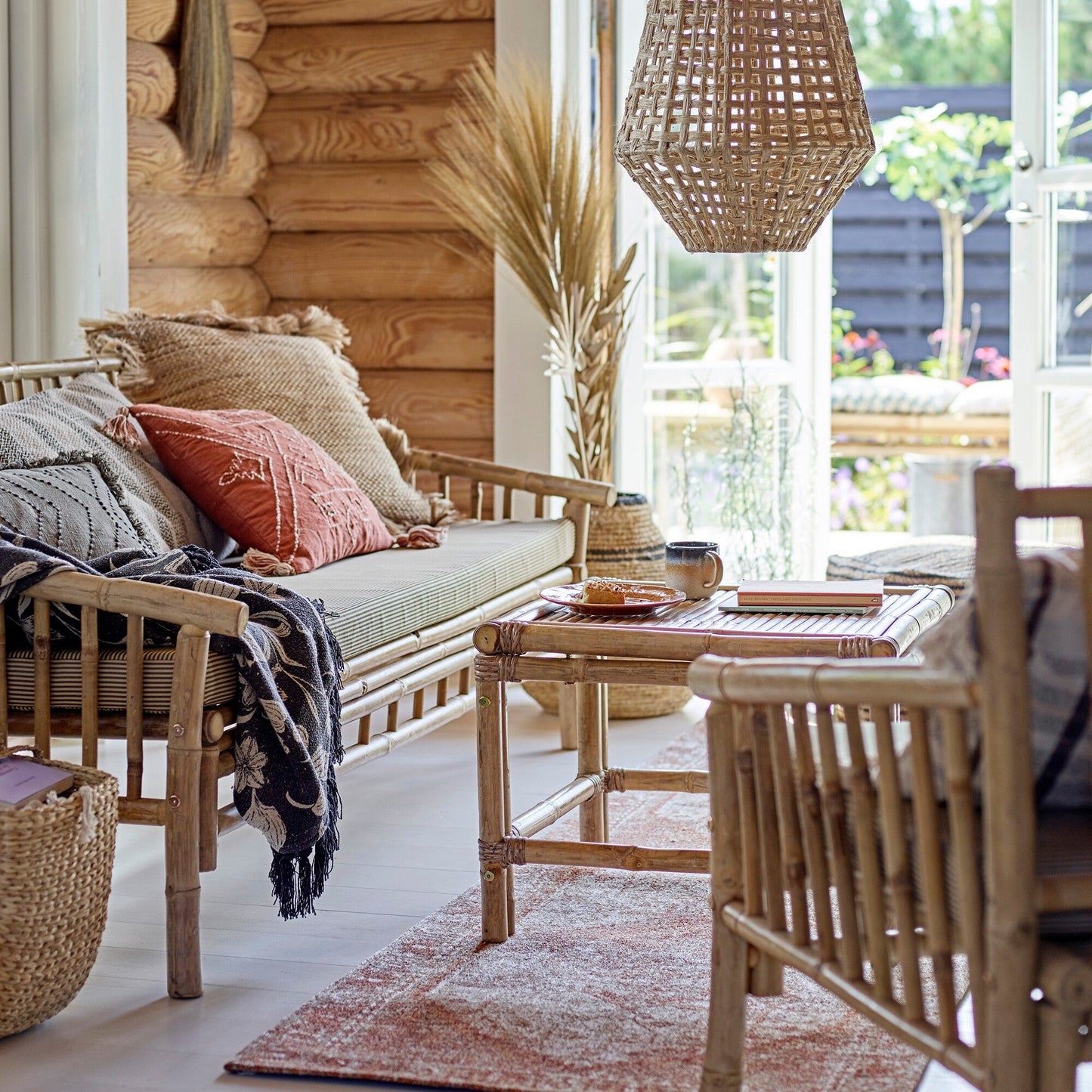 Sole Bambus Gartensofa Natur