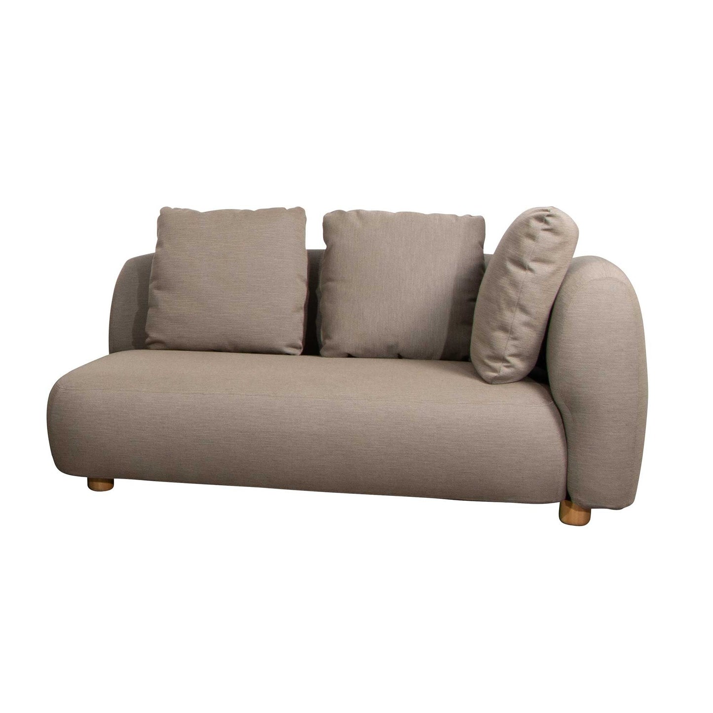Capture 2-Sitzer Sofamodul Seite Taupe