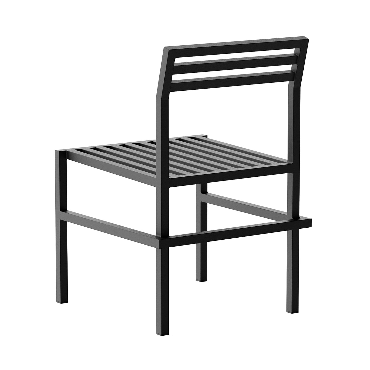 19 Outdoors Esstisch Stuhl Schwarz