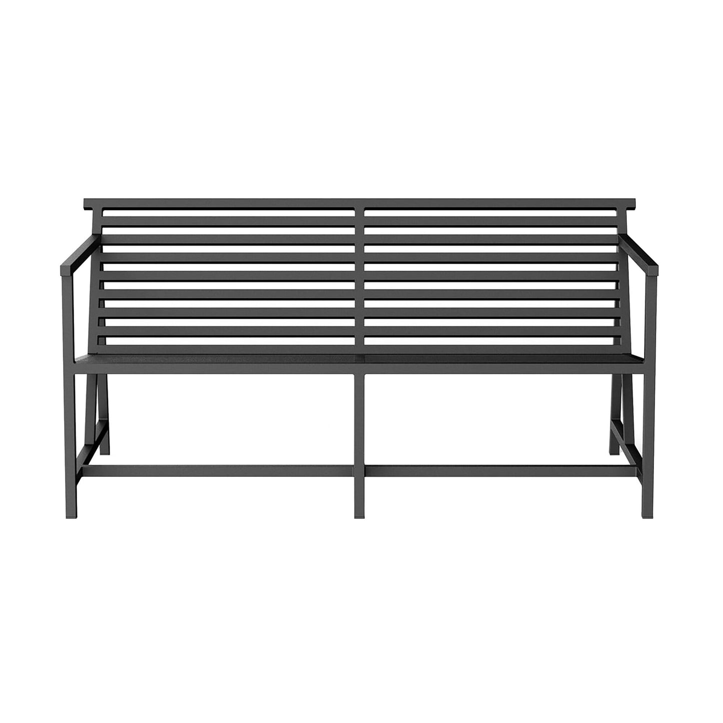 19 Outdoors Lounge Bank 145x70,2cm Schwarz