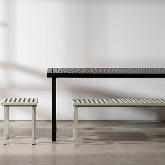 19 Outdoors Esstisch 167,5x80,5cm Schwarz