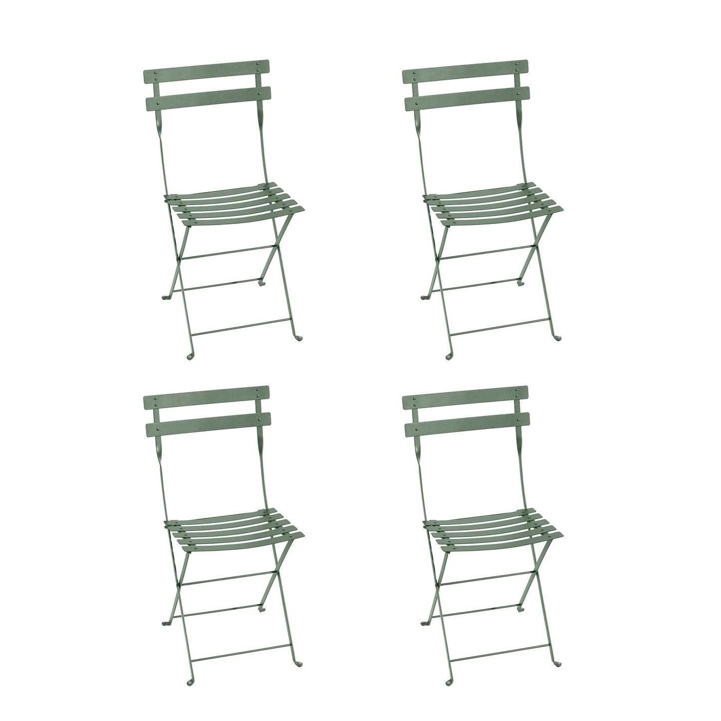 Bistro Metall Klappstuhl 4er Set Kaktus