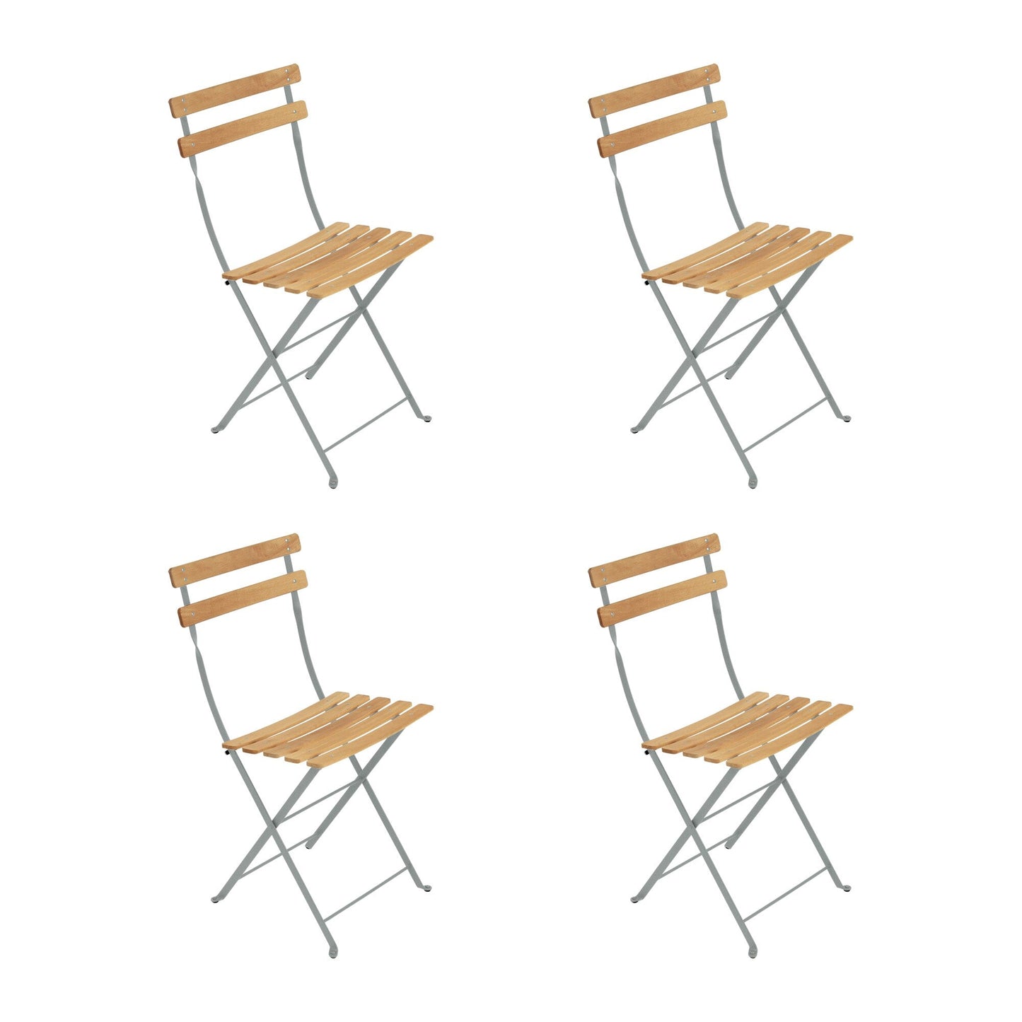 Bistro Naturel Klappstuhl 4er Set Natur