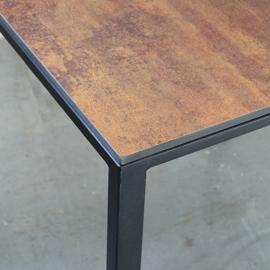 Mini Tavolo Esstisch 99x99cm Schwarz