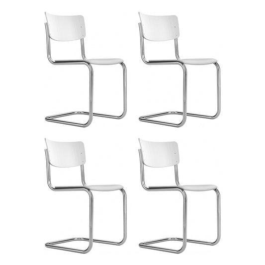 S 43 Freischwinger Stuhl 4er Set Natur