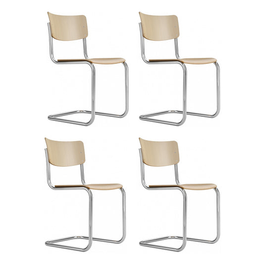 S 43 Freischwinger Stuhl 4er Set Natur