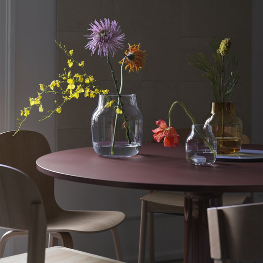 Midst Esstisch Ø140cm Linoleum Schwarz