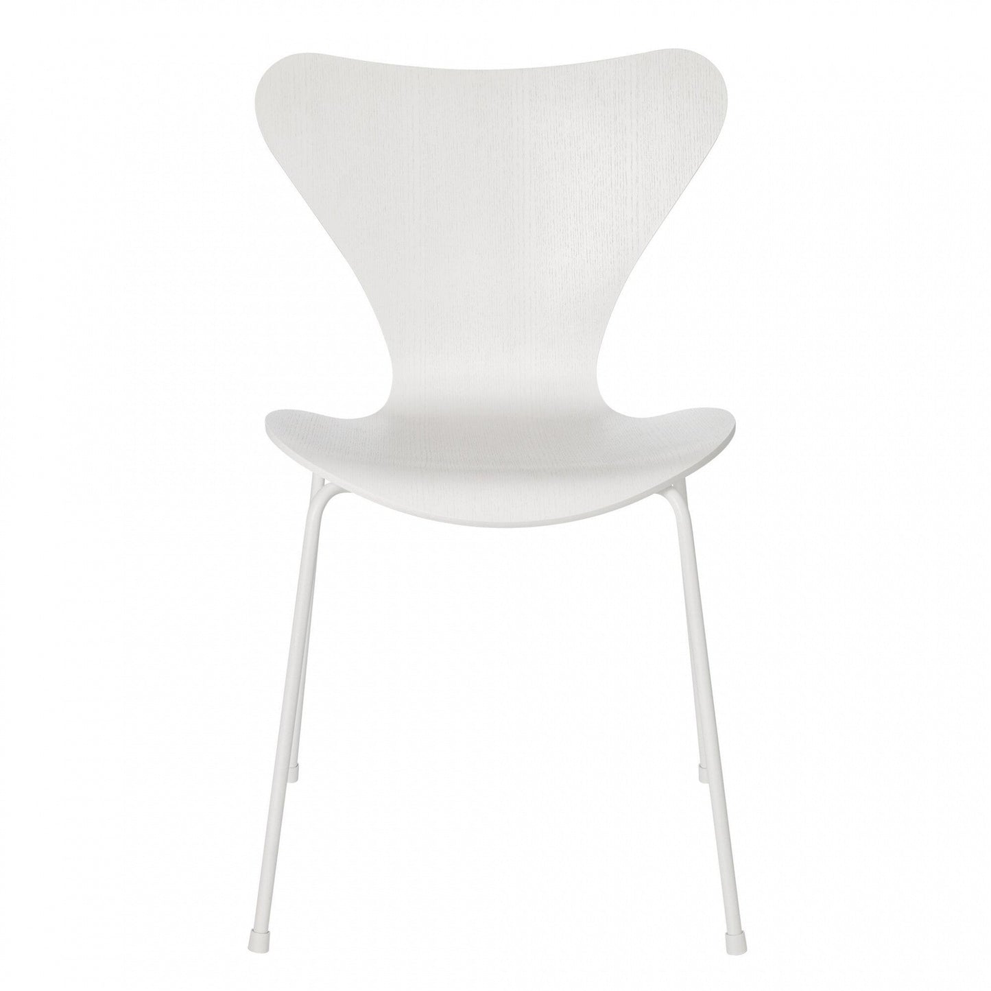 Serie 7™ Stuhl gefärbte Esche Monochrom Weiß