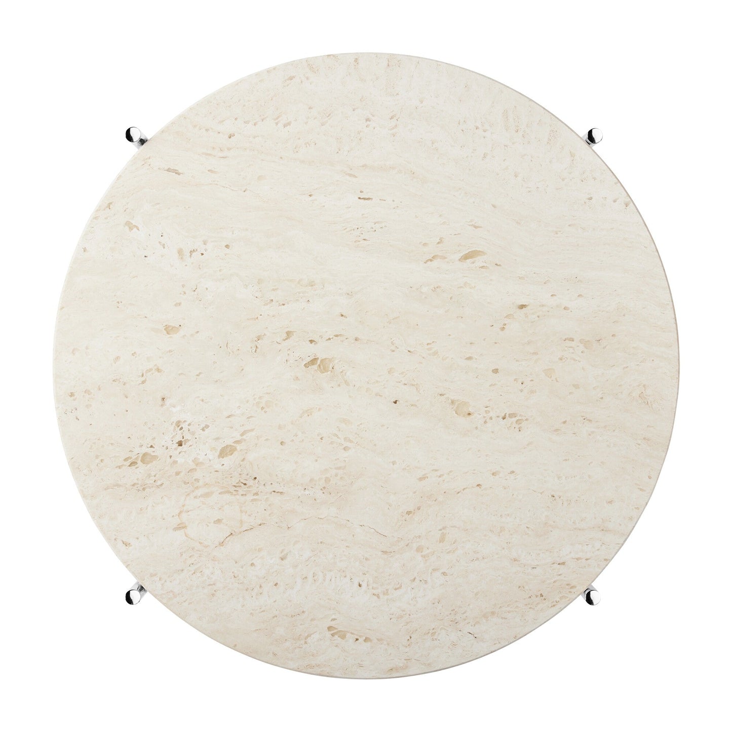 TS Couchtisch Ø 55cm Weiß