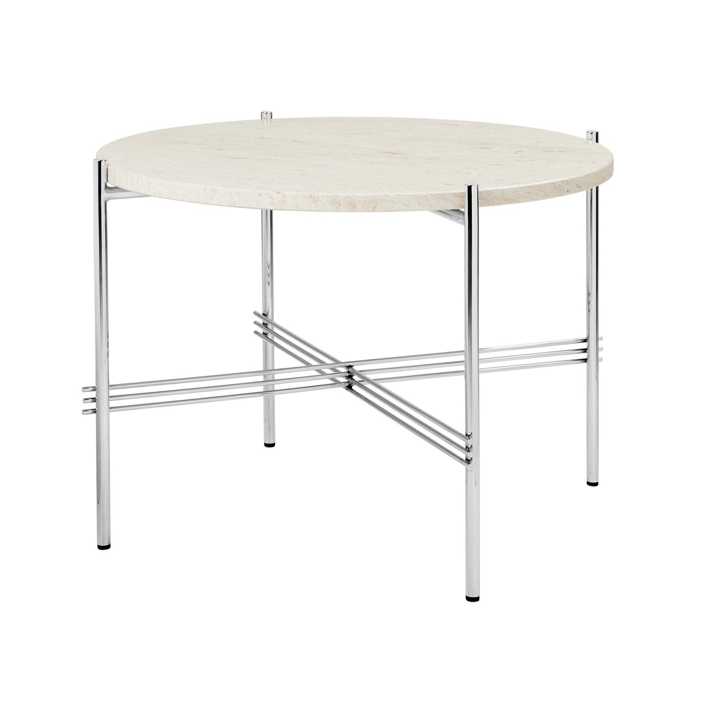 TS Couchtisch Ø 55cm Weiß