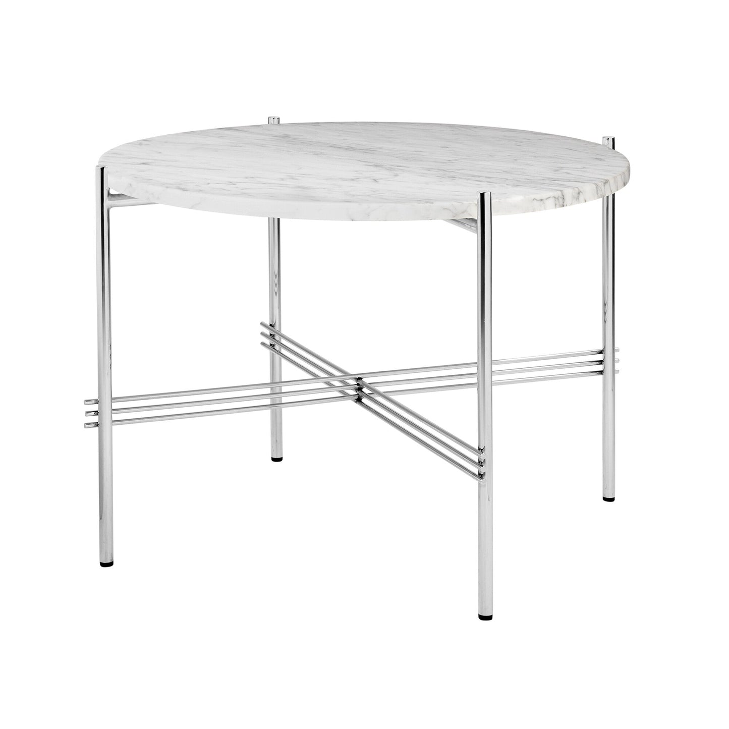 TS Couchtisch Ø 55cm Weiß