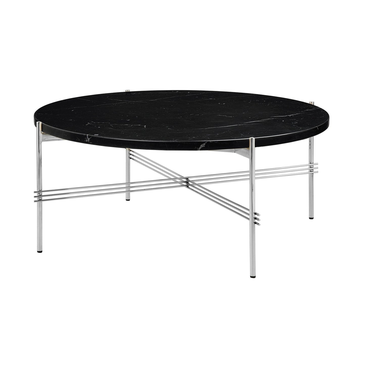 TS Couchtisch Ø 80cm Schwarz
