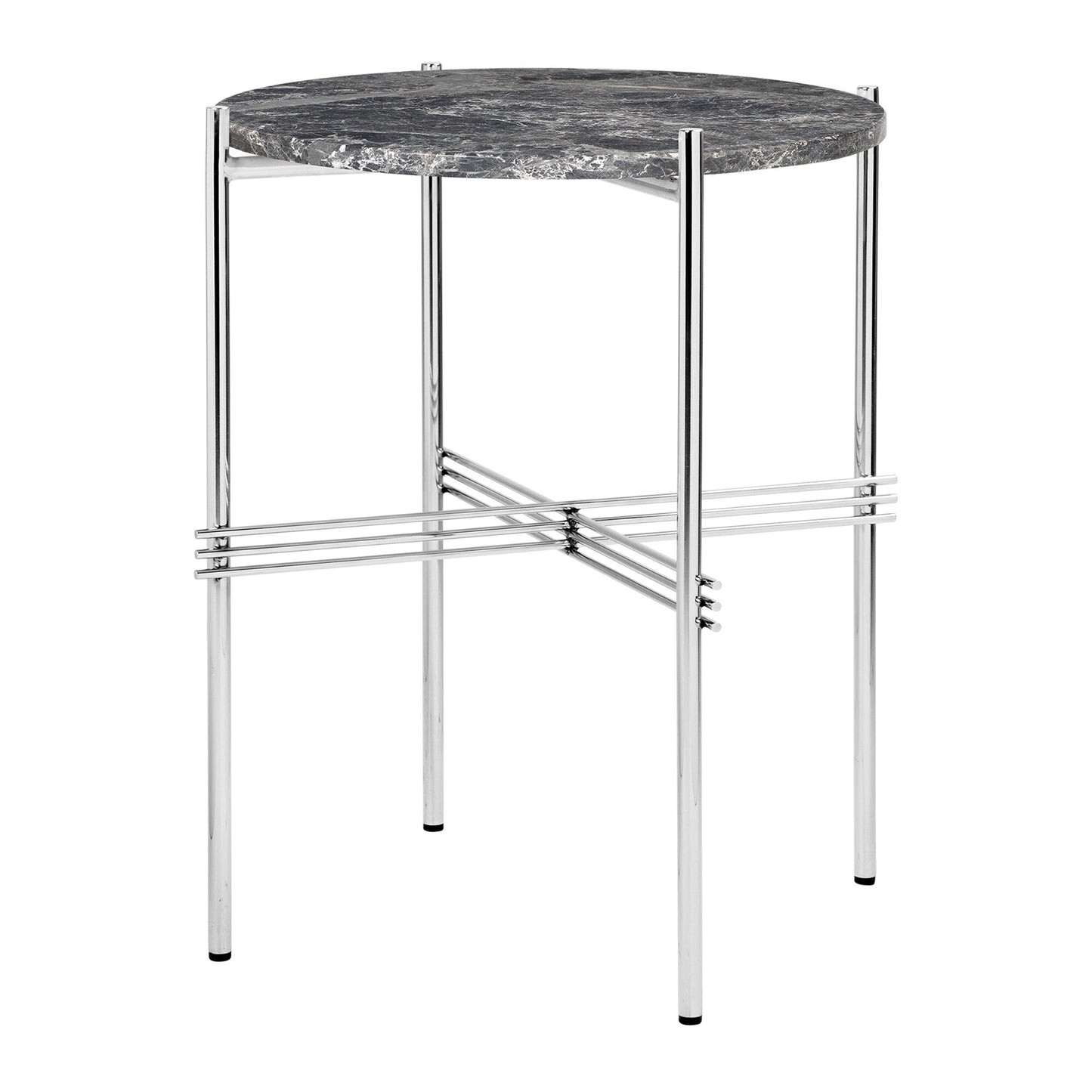 TS Beistelltisch Marmor Ø40cm Schwarz