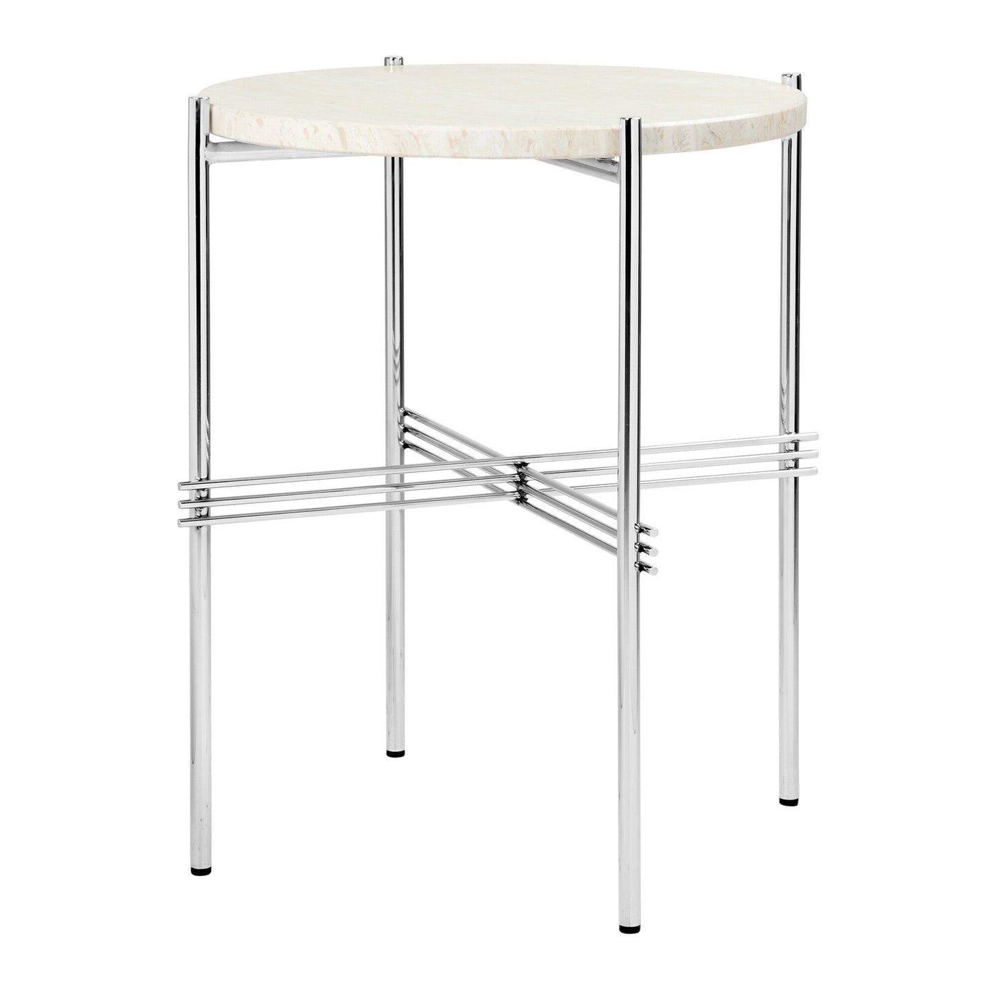 TS Beistelltisch Marmor Ø40cm Schwarz