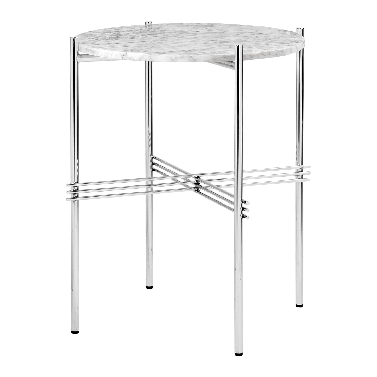 TS Beistelltisch Marmor Ø40cm Schwarz
