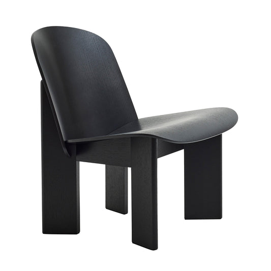 Chisel Lounge Stuhl Schwarz