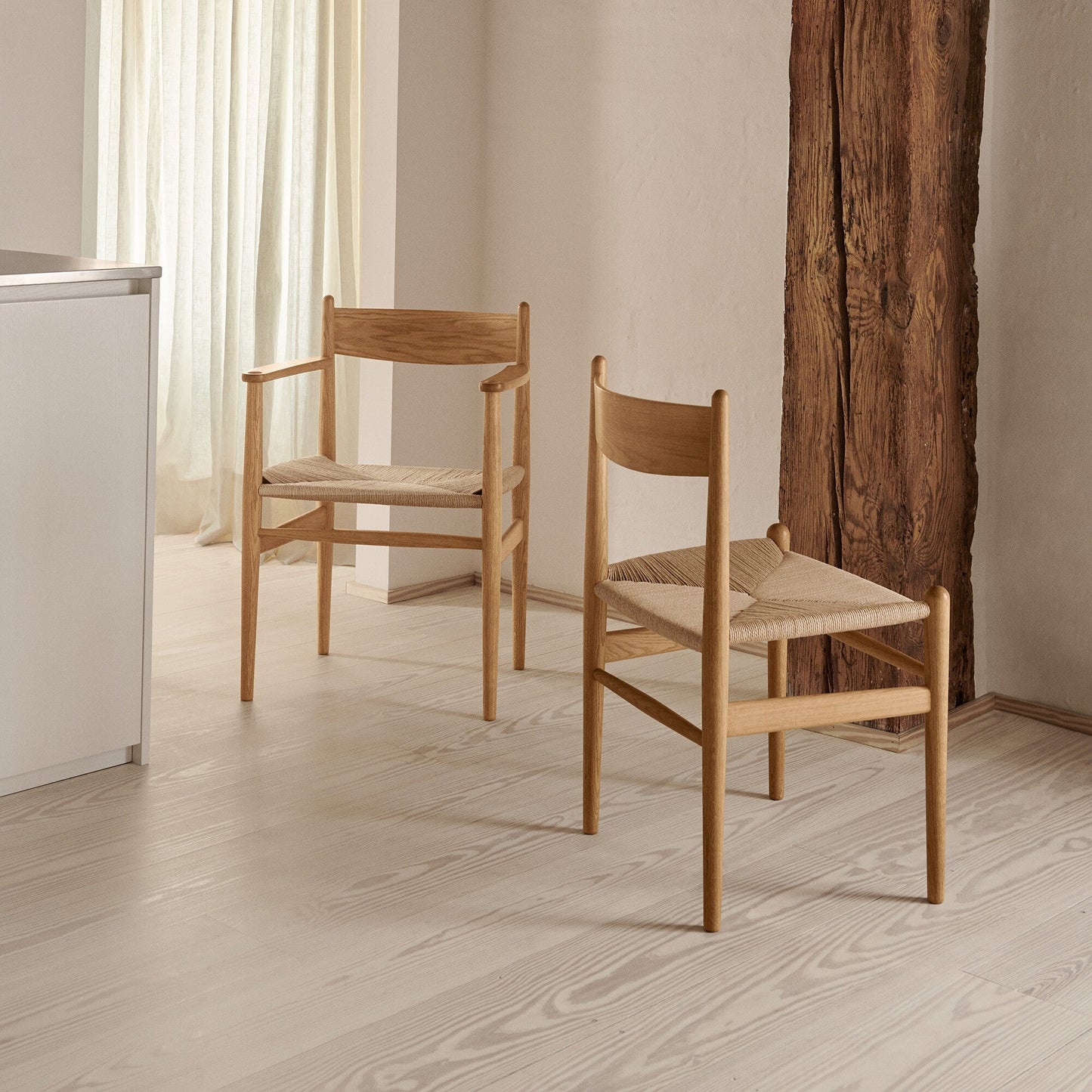 CH36 Chair Gestell Eiche Natur