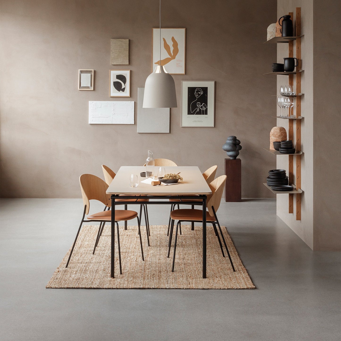Taffel Esstisch ausziehbar 150x90x74cm Schwarz