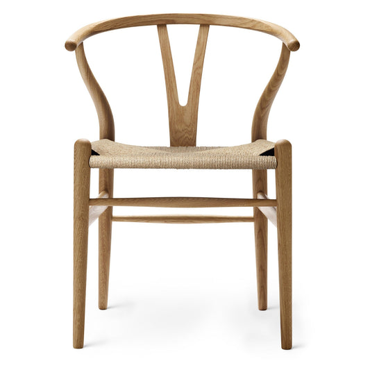 CH24 Wishbone Chair Gestell Eiche Schwarz