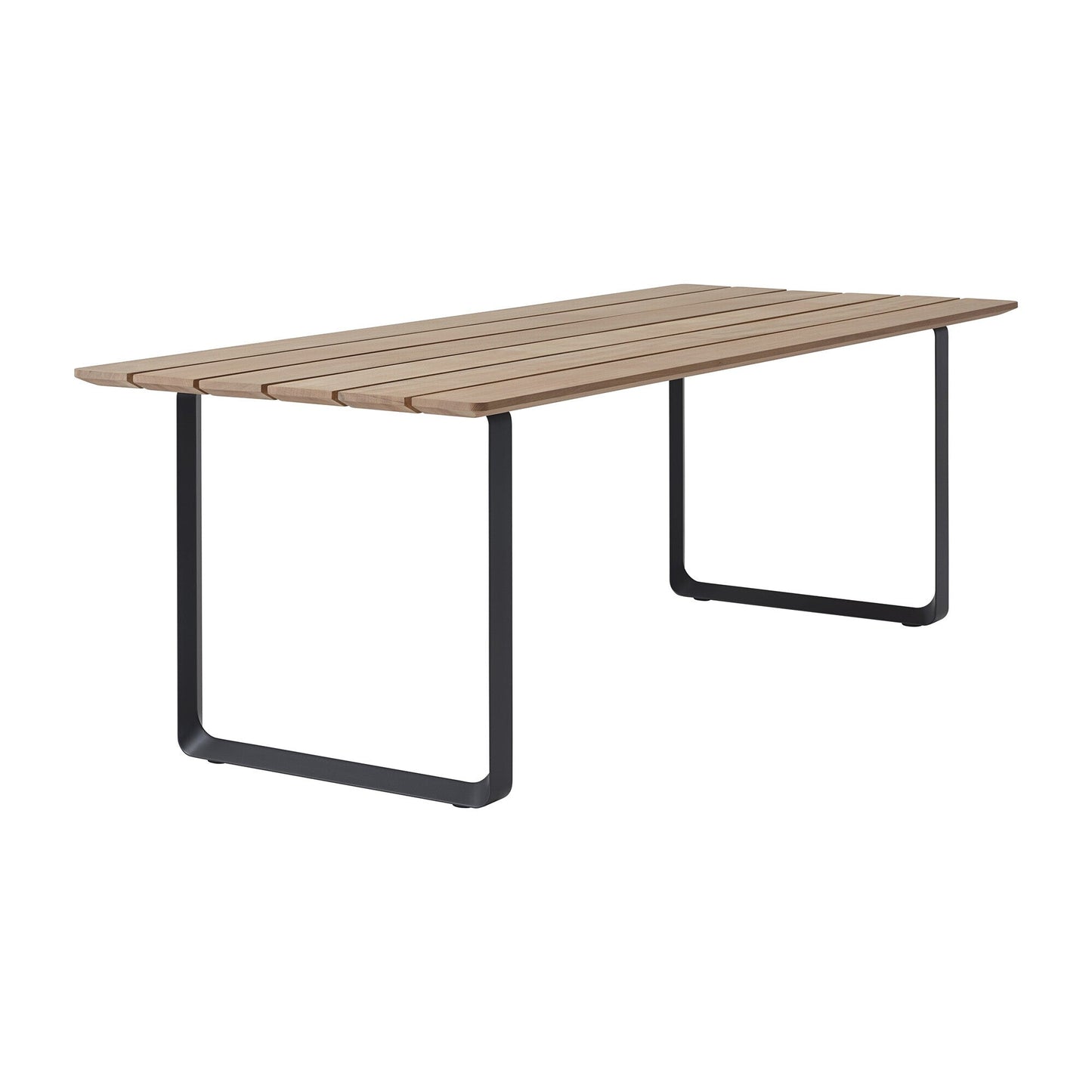 70/70 Gartenesstisch L 225cm Schwarz