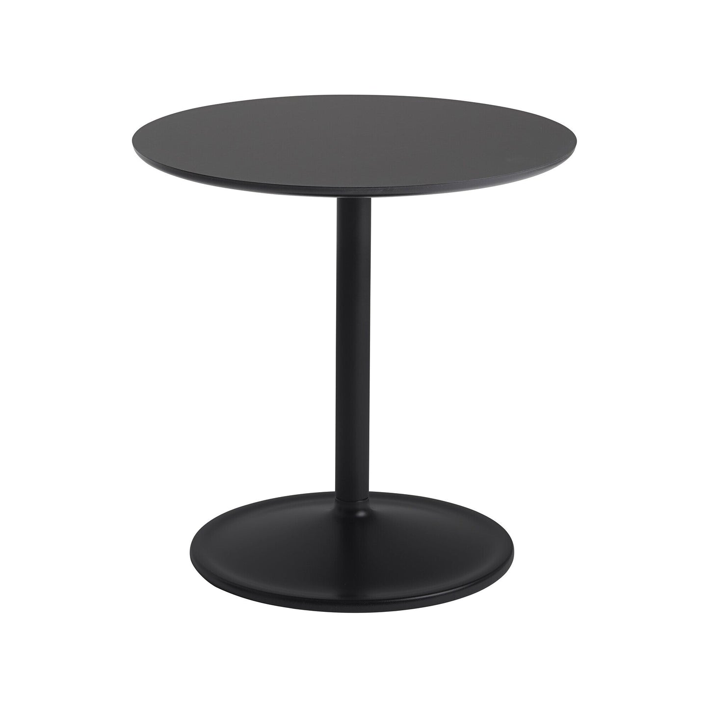 Soft Beistelltisch H 48cm Ø 48cm Schwarz