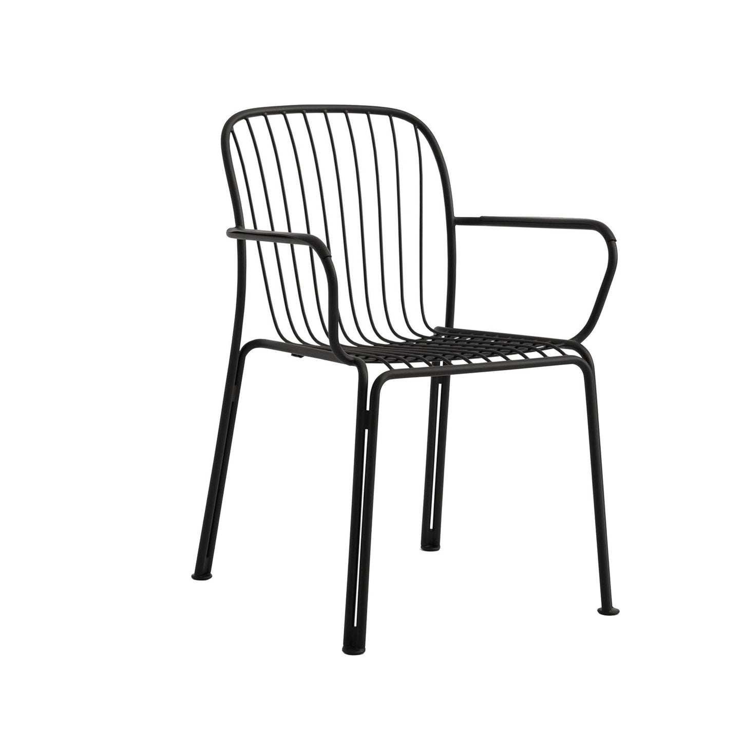 Thorvald SC95 Gartenarmlehnstuhl Warm black