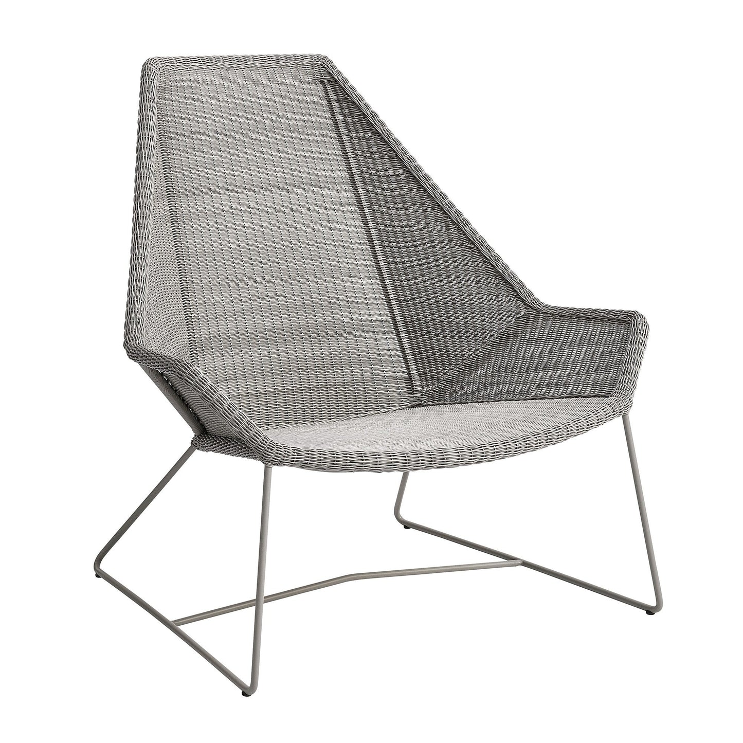 Breeze Gartensessel hoher Rücken Schwarz