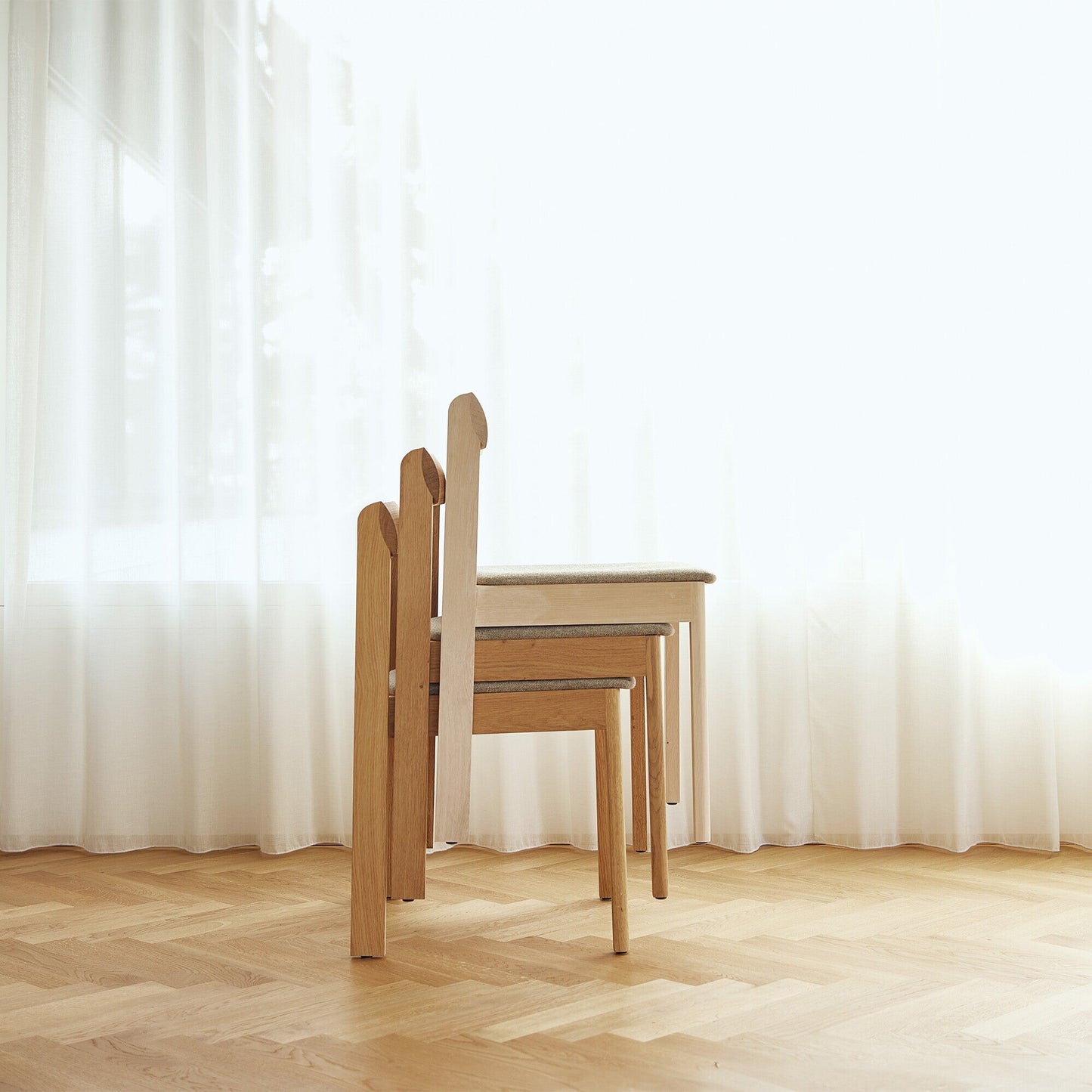Blueprint Stuhl mit Sitzpolster